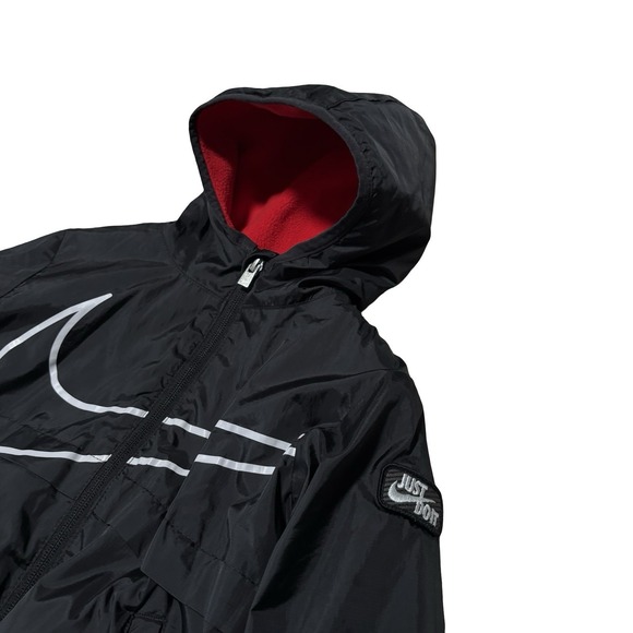 Nike Toddler Boys Fleece Lined Hooded Jacket Size 3T - 14 x 15 - Picture 3 of 4